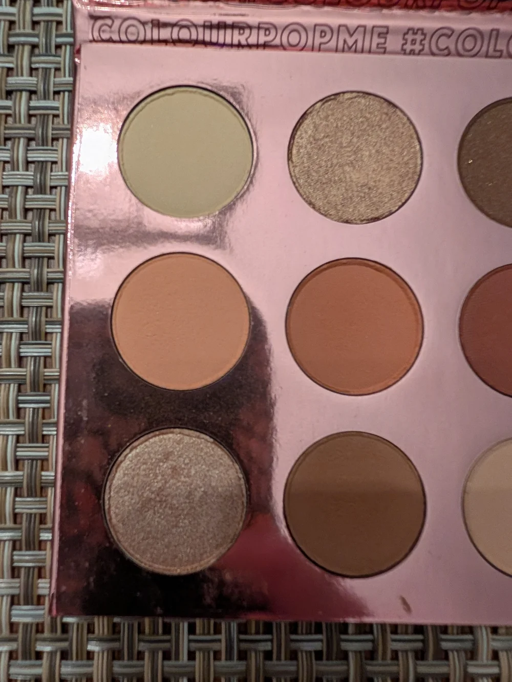 ColourPop Double Entendre Eyeshadow Palette - Warm Brown & Gold Shades